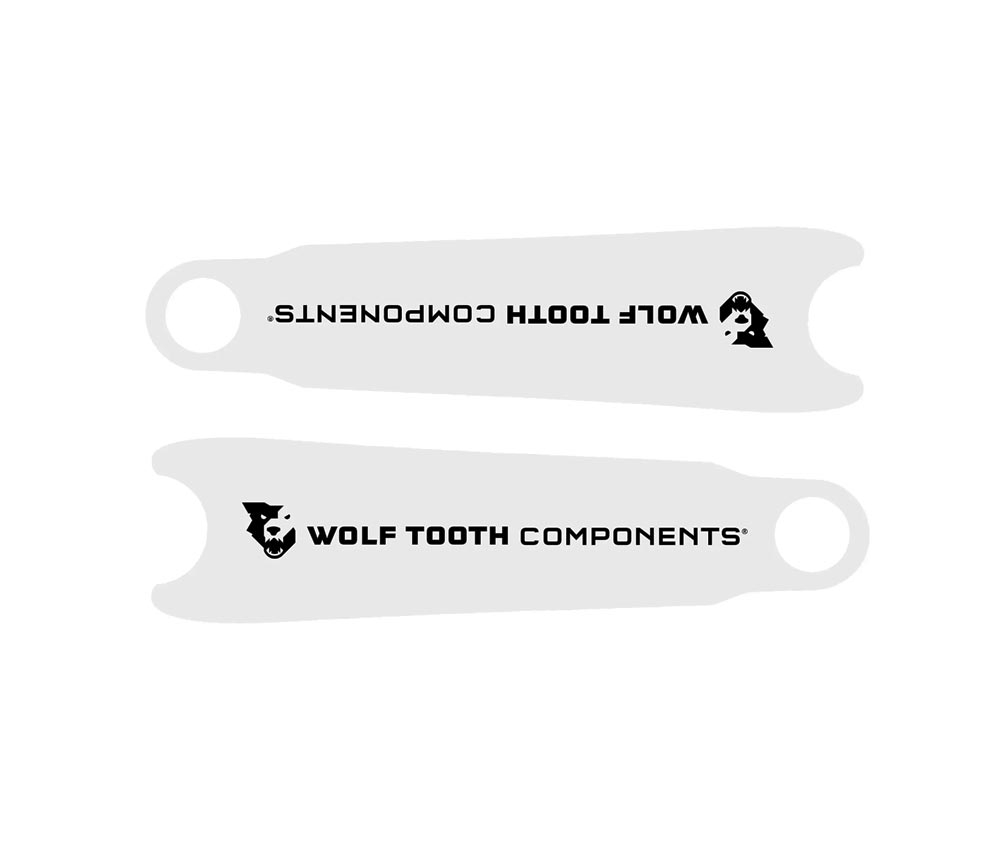 Wolf Tooth Kurbelarmschutz - 190x49,2mm Selbstklebend Folie Transparent 3 Wolf Tooth Kurbelarmschutz - 190x49,2mm Selbstklebend Folie Transparent