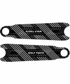 Wolf Tooth Kurbelarmschutz - 190x49,2mm Selbstklebend Folie Schwarz-gemustert