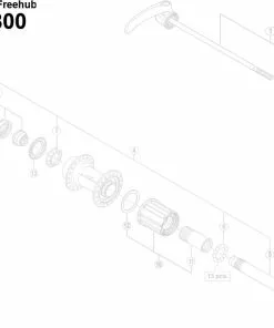 Shimano Ultegra FH-6800 Hinterradnabe Ersatzteil | Staubkappe Nr 14 -Günstiges Naben Geschäft 58787 1