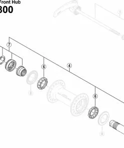 Shimano Ultegra HB-6800 Vorderradnabe Ersatzteil | Hohlachse Komplett Nr 4 5 Shimano Ultegra HB-6800 Vorderradnabe Ersatzteil | Hohlachse Komplett Nr 4 -Günstiges Naben Geschäft 58789 1