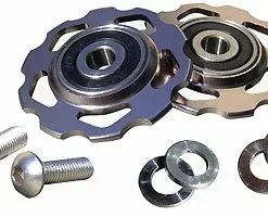 NC 17 Aluminium Schaltraedchen Set Silber - Restbestand